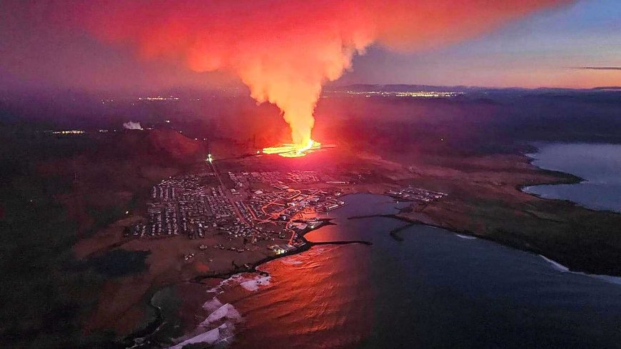Impactante erupción de un volcán en Islandia tras sismos: hay más de 4 mil evacuados