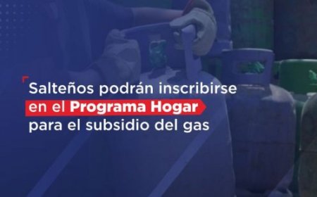 Salteños pueden inscribirse en el Programa Hogar para el subsidio del gas