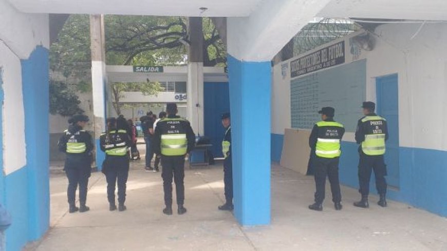 Importante operativo de seguridad por el encuentro futbolístico en la cancha de GYT