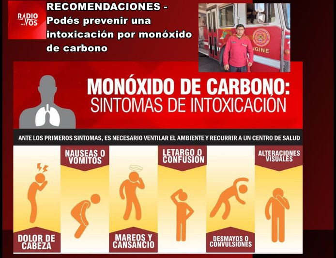 RECOMENDACIONES - Podés prevenir una intoxicación por monóxido de carbono