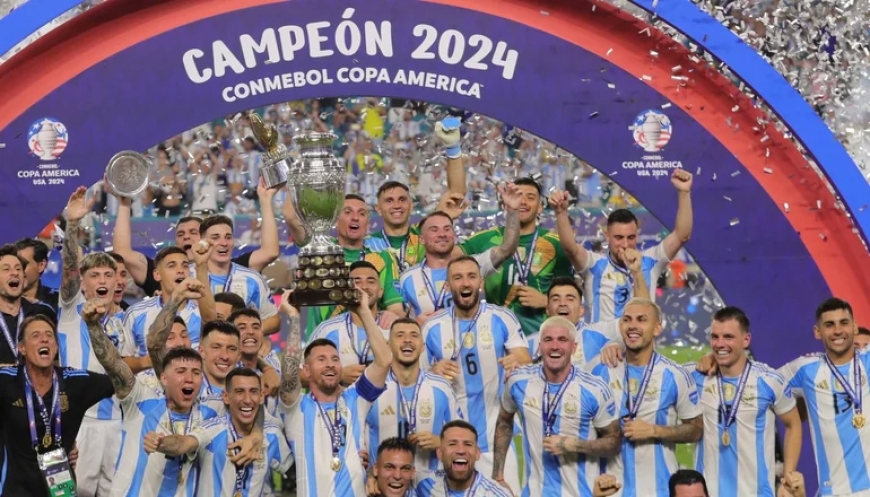 Histórico: Argentina venció 1-0 a Colombia en el tiempo extra y se consagró bicampeón de la Copa América