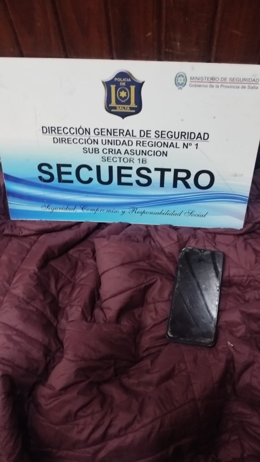 Policía detuvo a un joven implicado en la sustracción de un celular en zona oeste