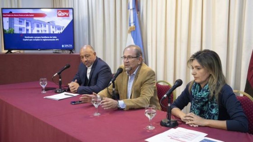 VIVIENDAS - La construcción y adquisición de viviendas se reactivará en Salta con un plan de ahorro previo