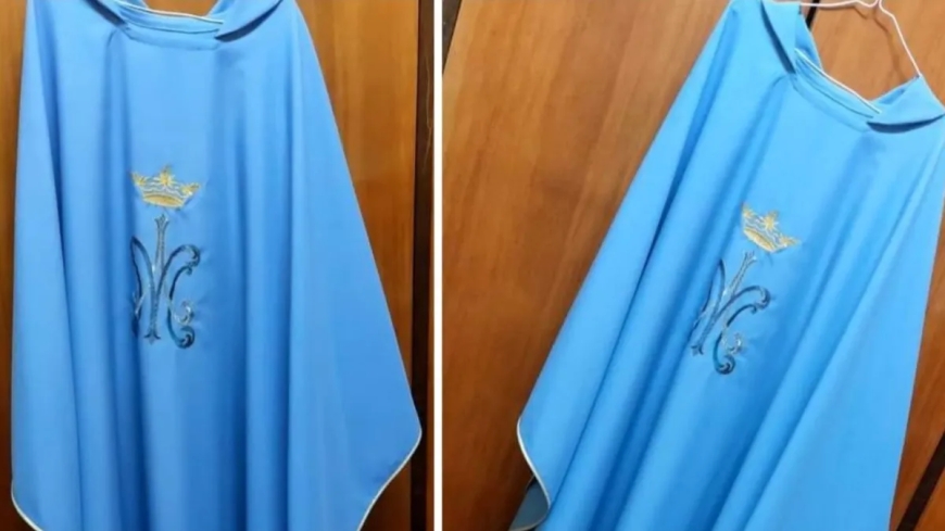 Ladrones robaron el manto de una virgen