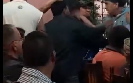 Una reunión vecinal casi termina a las piñas