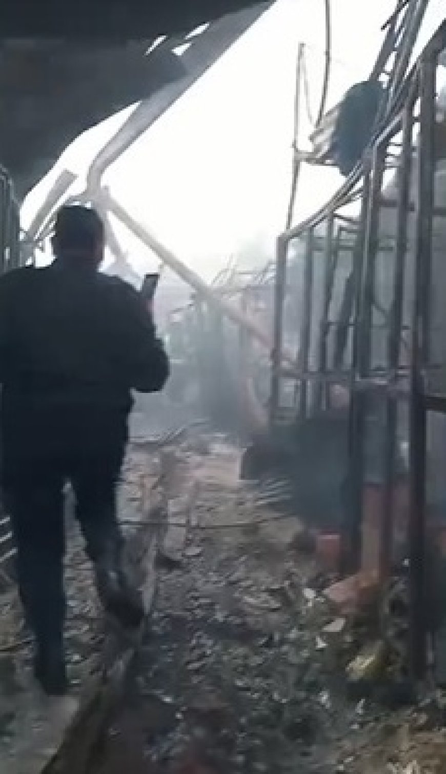 El incendio en el Mercado San Miguel sería accidental: Bomberos recomienda evaluación de seguridad antes de su reapertura