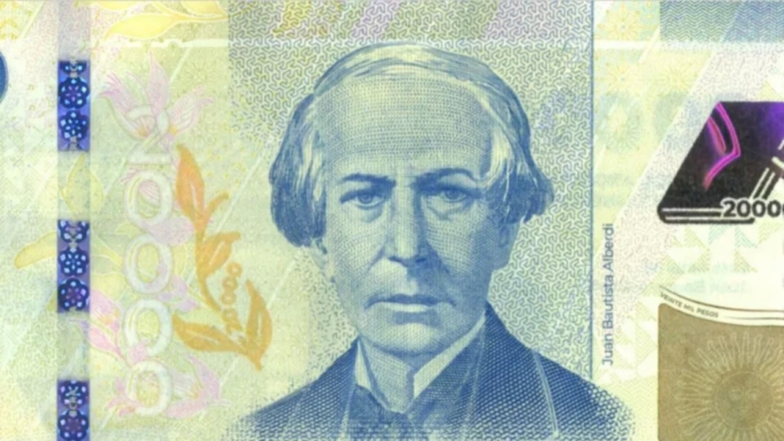 Comenzó a circular el nuevo billete de 20.000 pesos