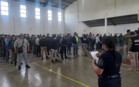 Policías de Salta participan en el rastrillaje en el marco de la causa María Cash