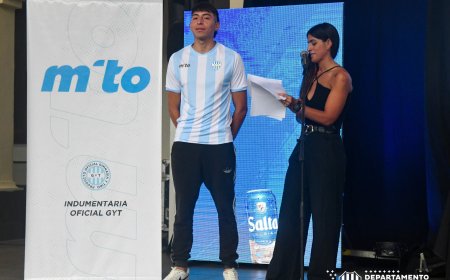 GIMNASIA PRESENTO SU MARCA DE ROPA