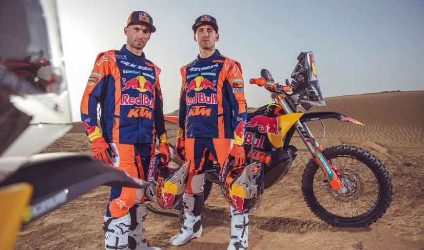 KEVIN Y LUCIANO LISTOS PARA EL DAKAR