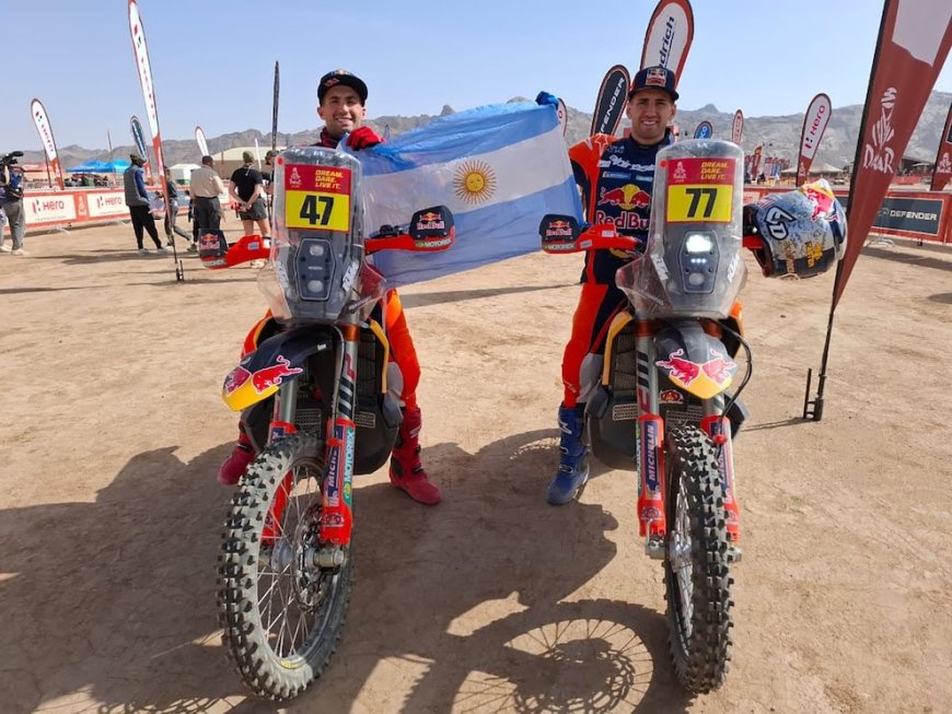 ARRANCO EL DAKAR PARA LOS BENAVIDES