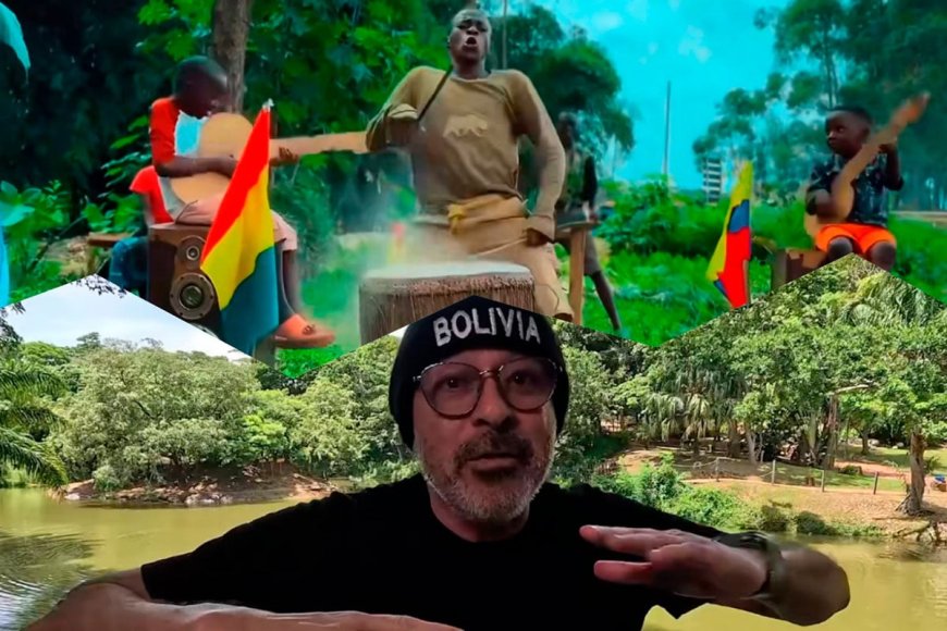 BOLIVIA Y ÁFRICA SE UNEN EN UNA CANCIÓN DE "FABIO ZAMBRANA  EX AZUL AZUL JUNTO A LOS NIÑOS NANSANA KIDS"