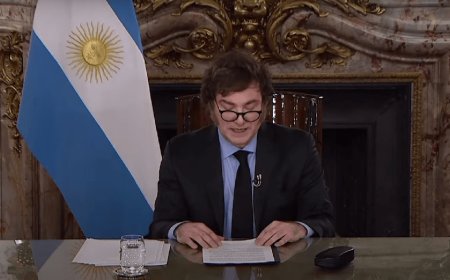 Javier Milei confirmó que hablará por cadena nacional