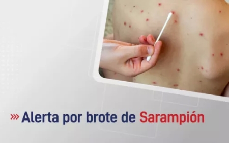 Recomendaciones ante la alerta epidemiológica por sarampión en el país