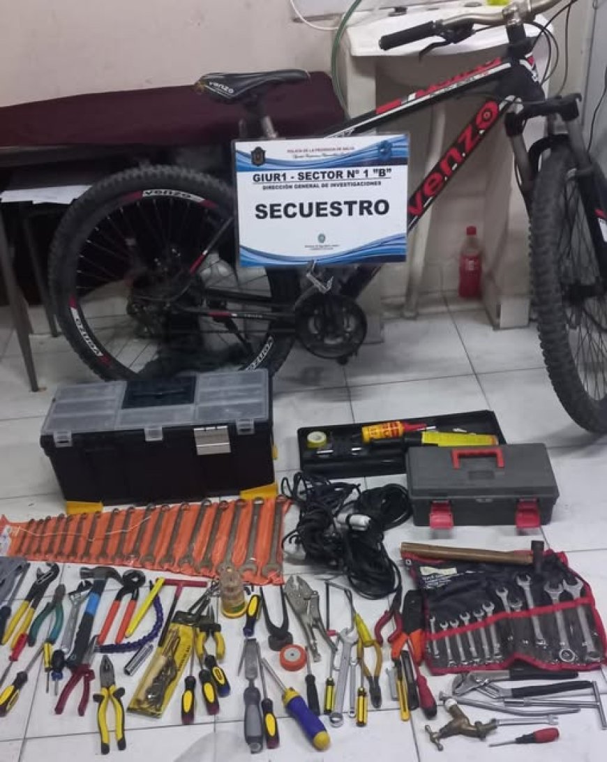 La Policía recuperó elementos sustraídos en barrio Grand Bourg