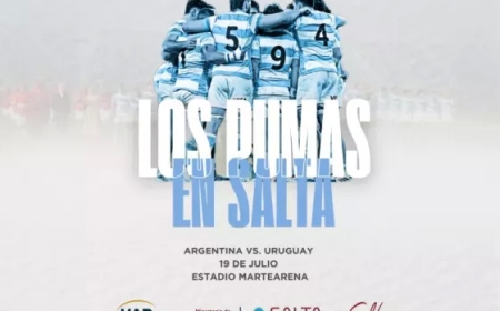 Los Pumas jugarán nuevamente en Salta: un evento que impulsa el deporte y el turismo de la provincia
