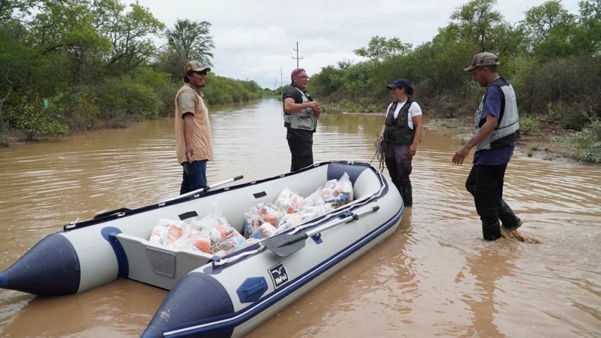 Balance de la asistencia durante la crecida del río Pilcomayo