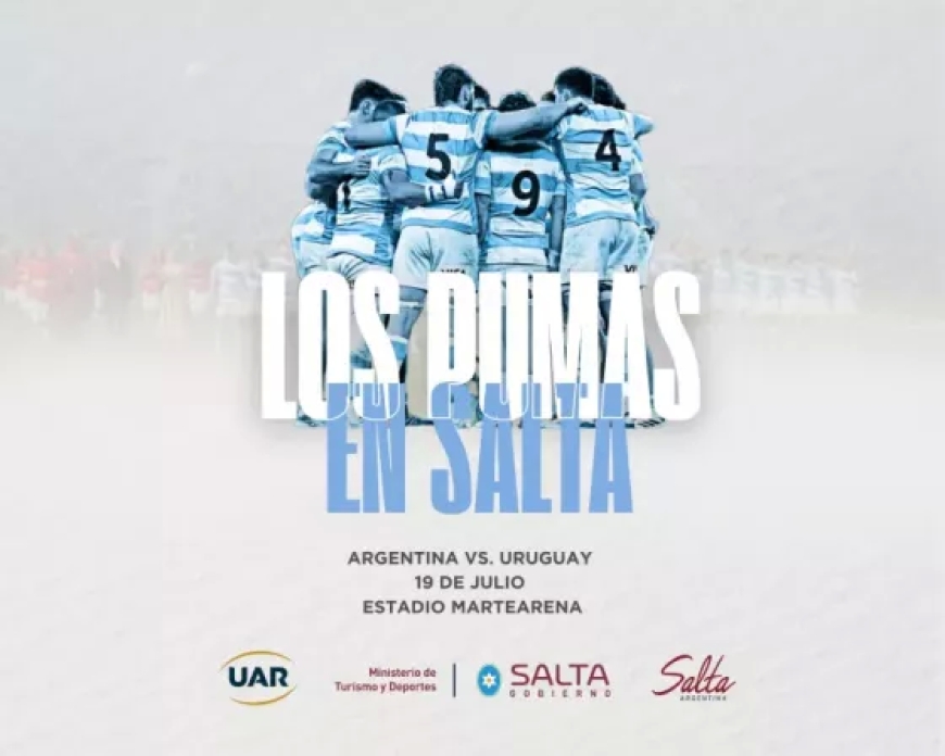 Los Pumas jugarán nuevamente en Salta: un evento que impulsa el deporte y el turismo de la provincia
