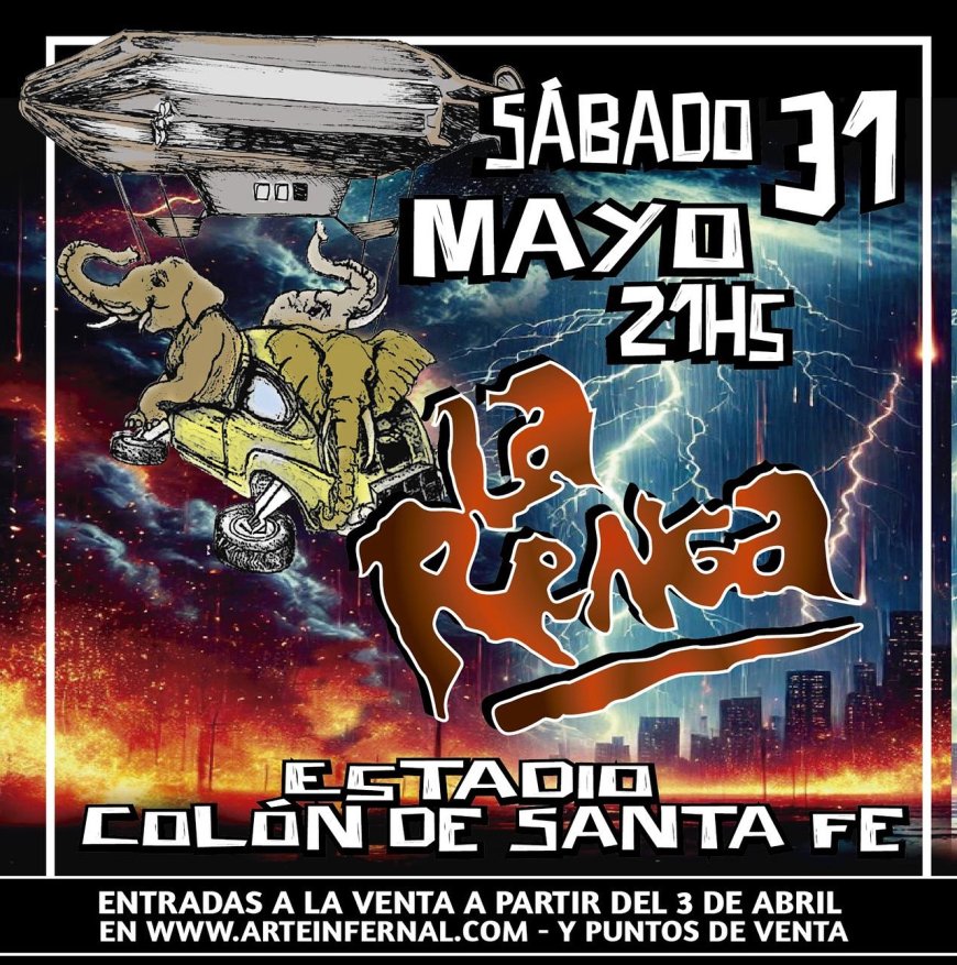 La Renga vuelve a hacer temblar Santa Fe