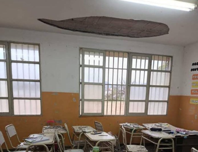PELIGRO EN EL AULA DE LA  ESCUELA 4048 "PROVINCIA DE SALTA"