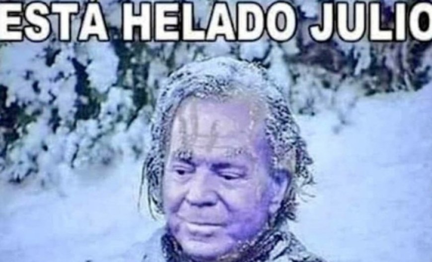 Los mejores memes de julio con el frío y Julio Iglesias como protagonista