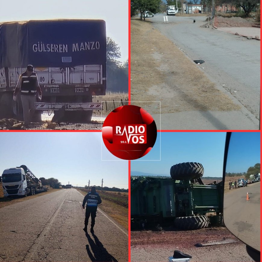 Camión derribó postes de luz en Rosario de Lerma y dejó sin energía a un sector de la ciudad