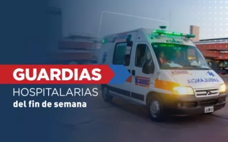 Más de 2300 personas fueron asistidas en guardias hospitalarias durante el fin de semana