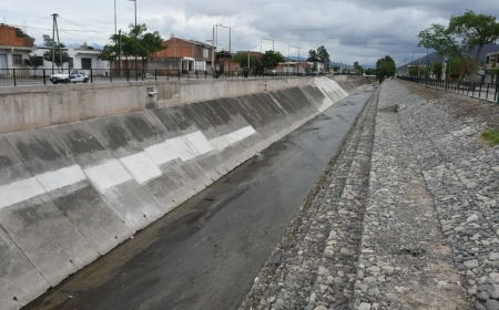 La obra de reconstrucción del canal Yrigoyen ya se encuentra habilitada
