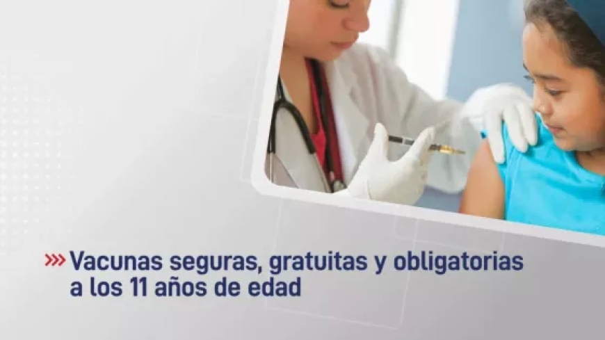 Se insta a los nacidos en el 2014 a completar su calendario de vacunación