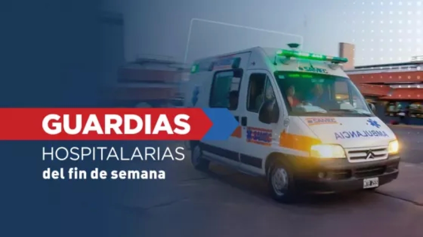 Más de 2300 personas fueron asistidas en guardias hospitalarias durante el fin de semana
