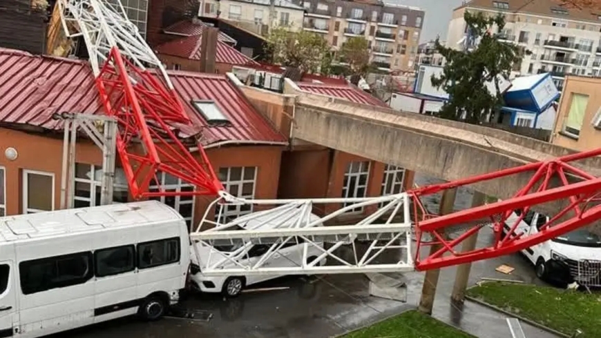 INTERNACIONALES  - Un tornado azotó el norte de París, fue un fenómeno anormal