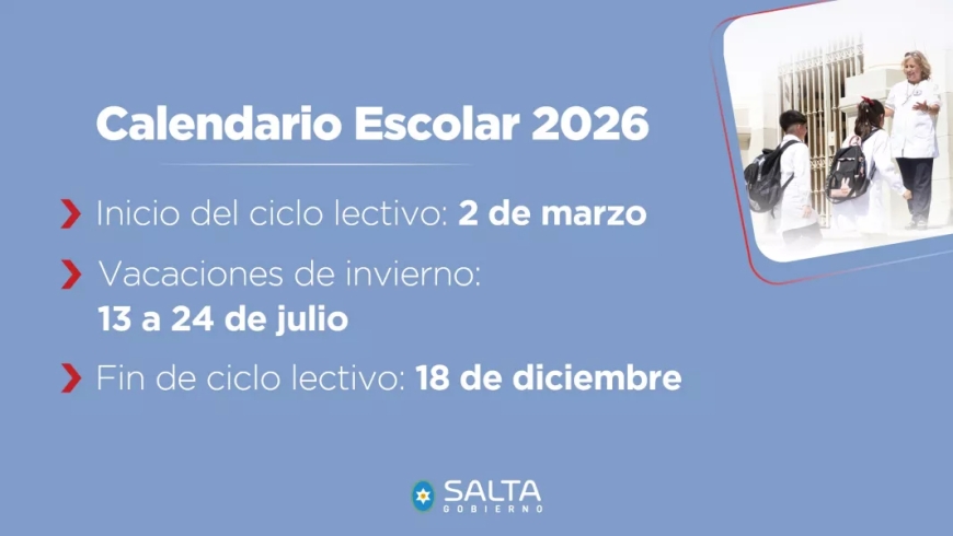Calendario Escolar 2026: Las clases iniciarán el 2 de marzo