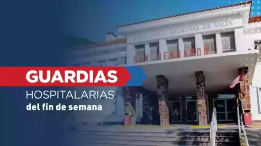 Más de 2500 personas fueron asistidas en guardias hospitalarias durante el fin de semana