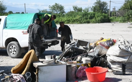 Importante operativo de descacharrado en Solidaridad