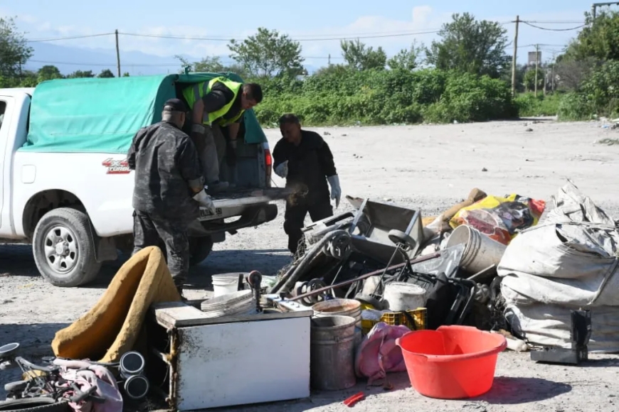 Importante operativo de descacharrado en Solidaridad
