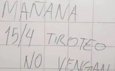 "Mañana tiroteo": aparecen amenazas en distintos colegio