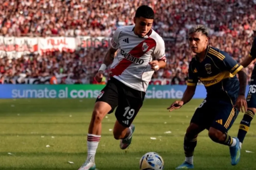 Boca se quedo con el triunfó ,  le ganó a River por 1 a 0 en el Superclásico