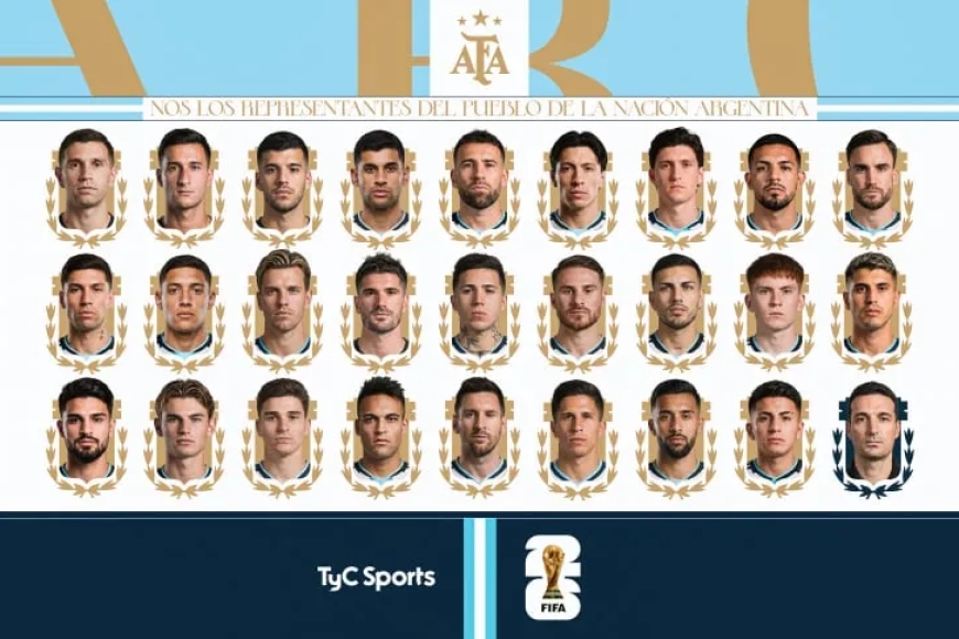 VAMOS ARGENTINA - La lista oficial de la Selección para el Mundial: con Messi y con ocho debutantes