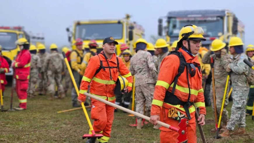 Salta es sede del entrenamiento de Brigadistas Forestales y Bomberos del NOA