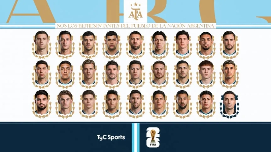 VAMOS ARGENTINA - La lista oficial de la Selección para el Mundial: con Messi y con ocho debutantes