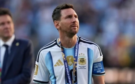 Lionel Messi llegó a Rosario
