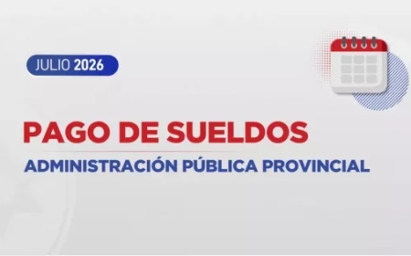 Los empleados públicos provinciales cobrarán el sueldo el 1 de agosto