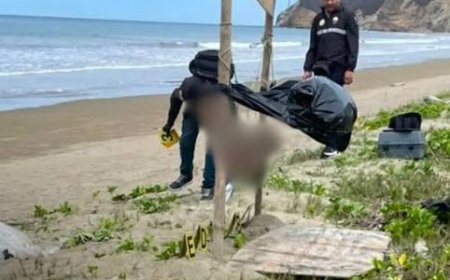 Encontraron cinco cabezas humanas colgadas de un cartel en una playa turística