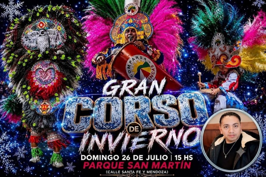Salta despide las vacaciones de invierno con un corso gratuito en el Parque San Martín