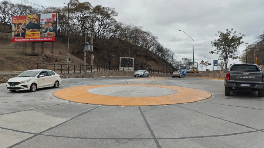 El municipio destacó el diseño técnico de la nueva rotonda de acceso al cerro San Bernardo