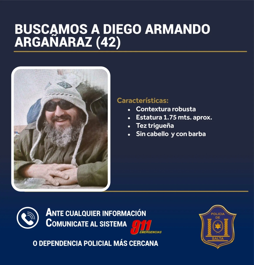Intensa búsqueda de un hombre desaparecido en Cafayate