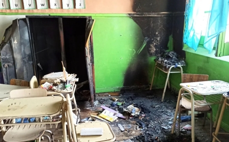 JUJUY - Robaron e incendiaron una escuela en La Quiaca