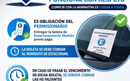 Estacionamiento medido: buscan concientizar sobre el pago y la entrega de boletas