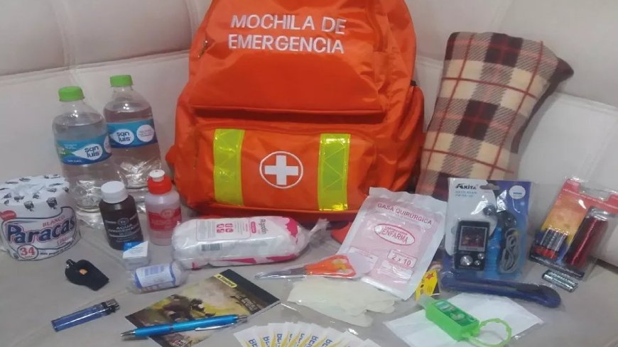 Mochila de emergencia: bomberos voluntarios explicaron qué debe contener y cómo actuar ante un sismo