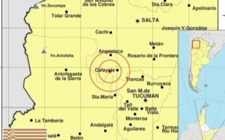 Un temblor de 4.7 se sintió en Cafayate, Molinos y San Carlos